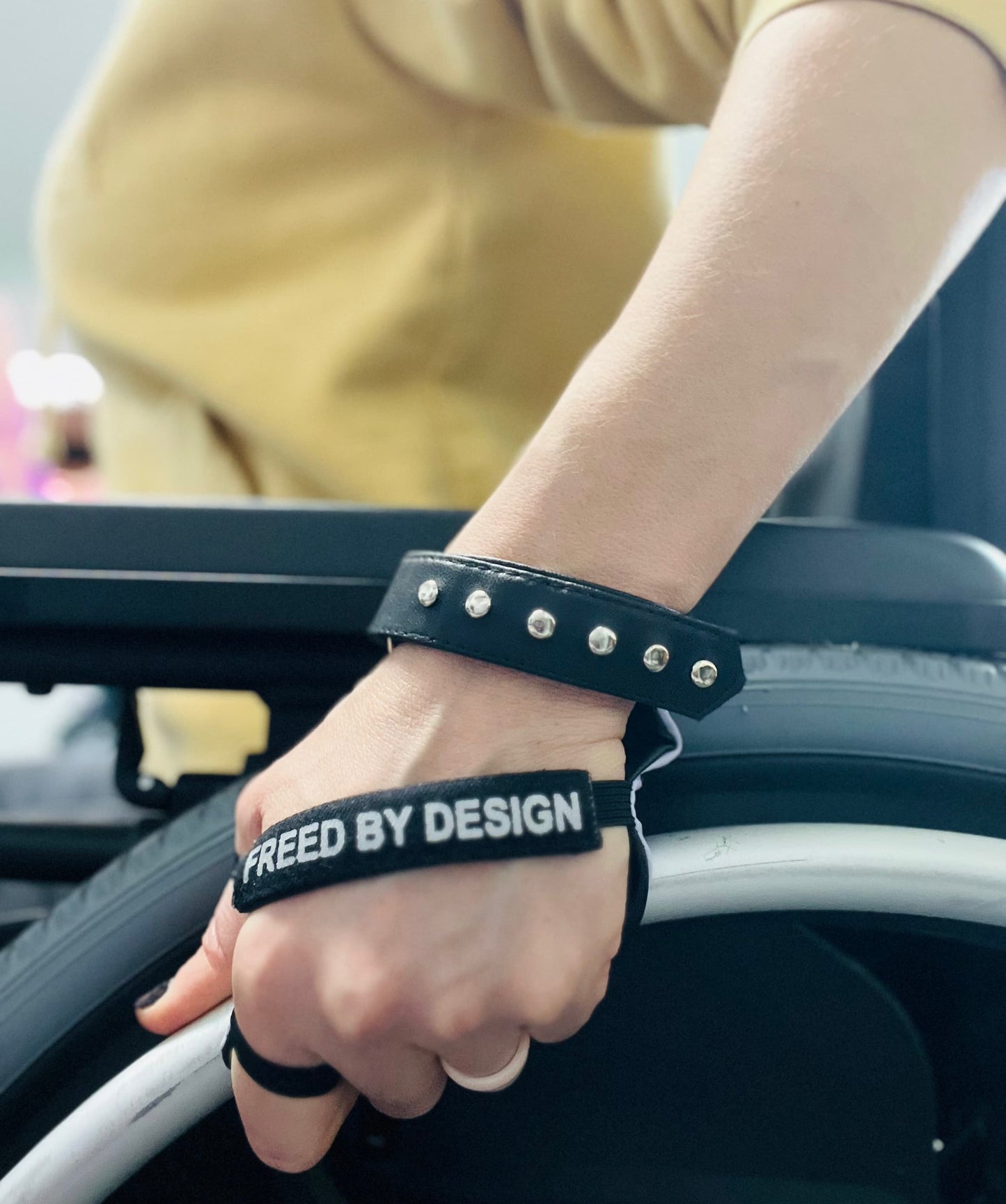 Crank N Roll Grip Gloves with Studs by Freed By Design | Adaptive & Functional