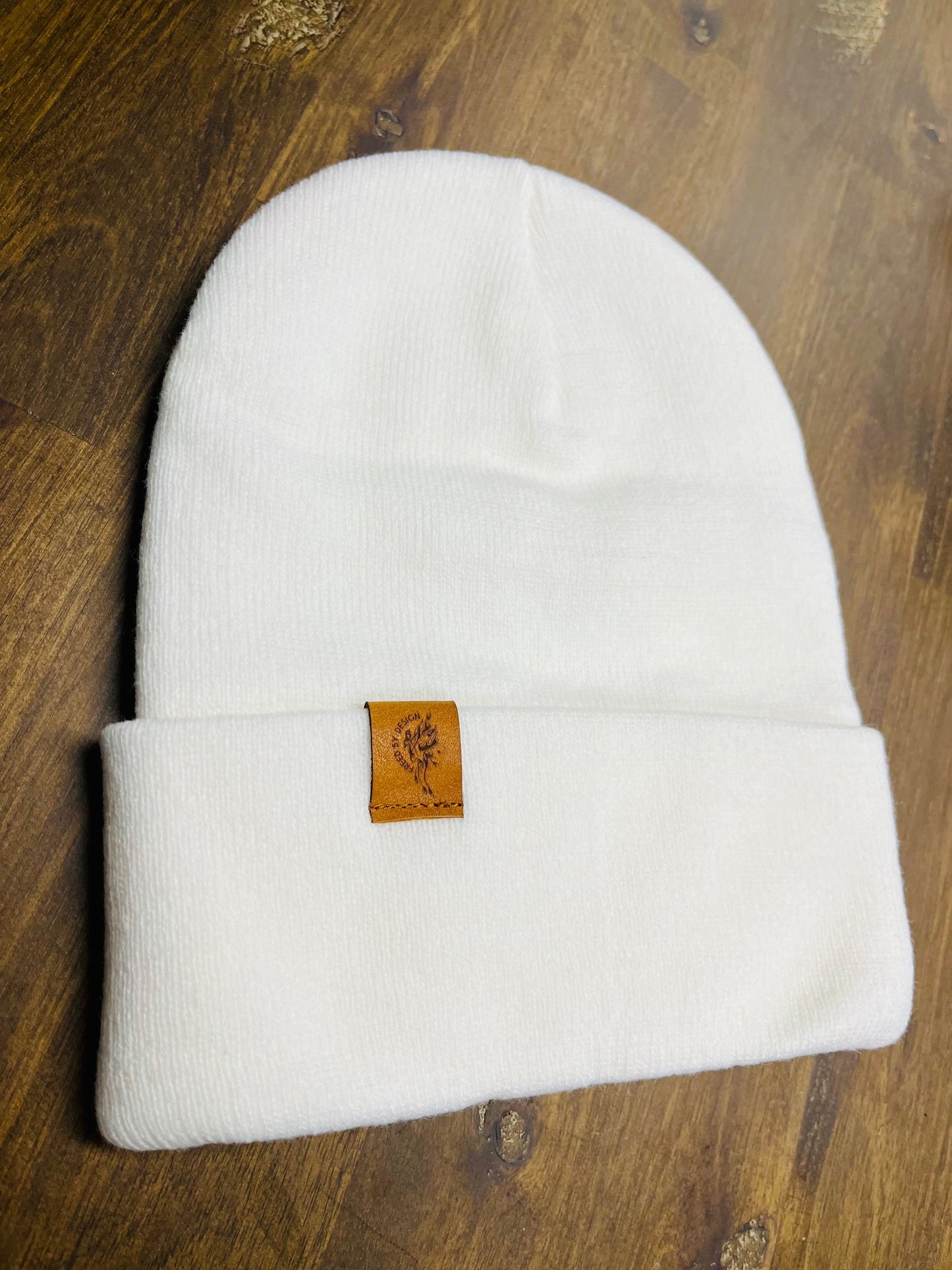 White beanie