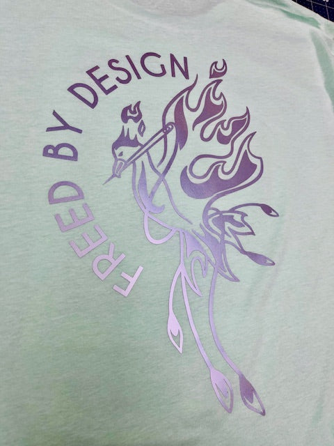 Back of shirt showing reflective properties