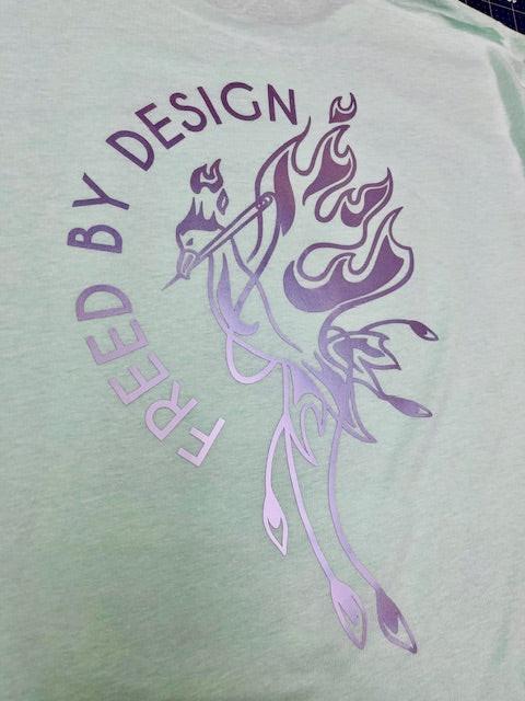 Back of shirt showing reflective properties