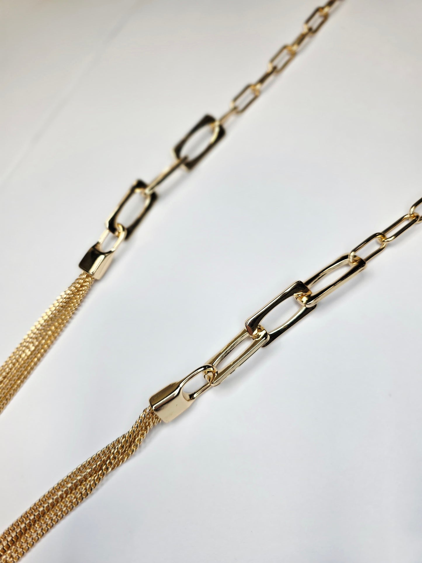 Elevated Long Gold Chain Necklace – Lead & Nickel Free Statement Jewelry