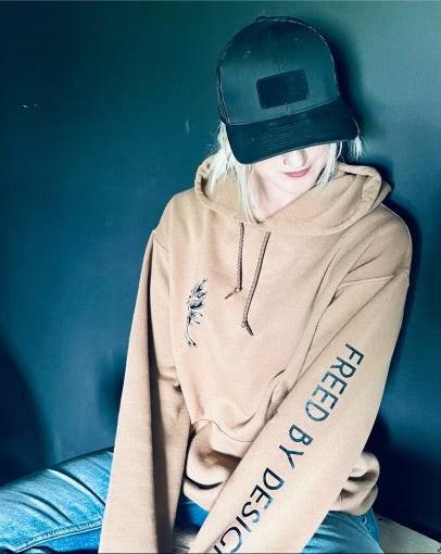 Girl in Graphic Hoodie image 1