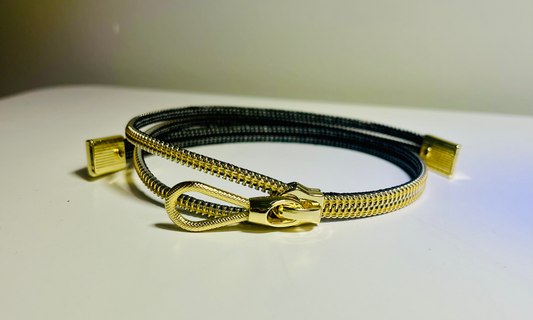 Gold Zipper Necklace image 0